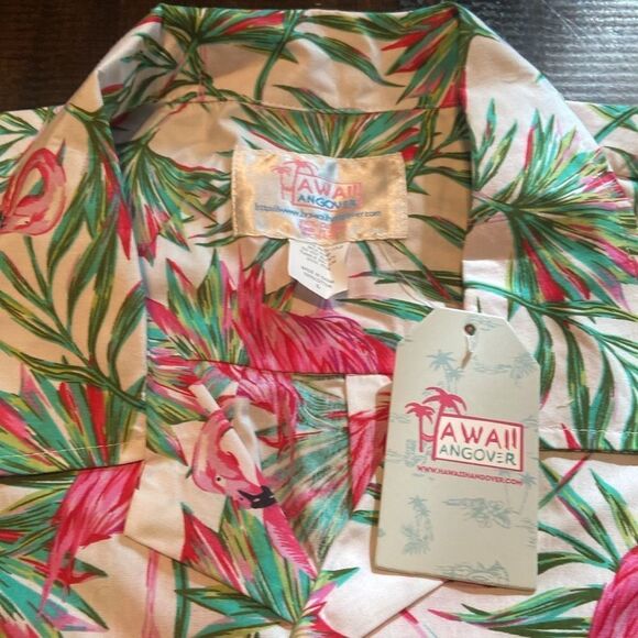 Hawaii Hangover Men's Hawaiian Shirt Aloha Shirt Floral Size  L NWT - Picture 3 of 7